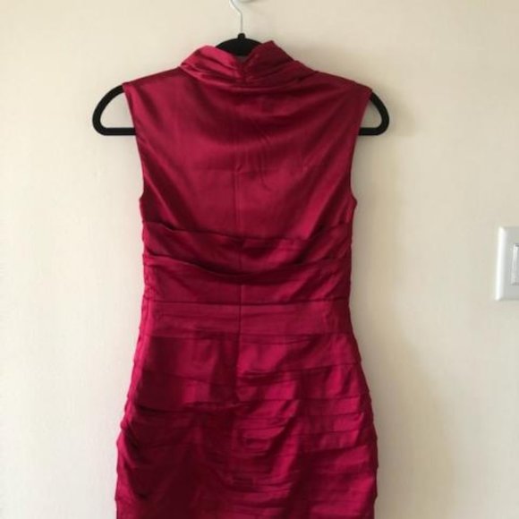 Express Maroon/red Dress - Picture 2 of 9